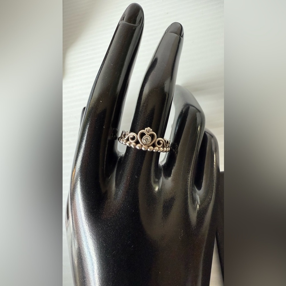 925 Sterling Silver Pandora Crown Ring